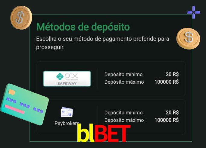 O cassino blbet oferece uma grande variedade de métodos de pagamento